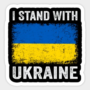 I-Stand-With-Ukraine Sticker